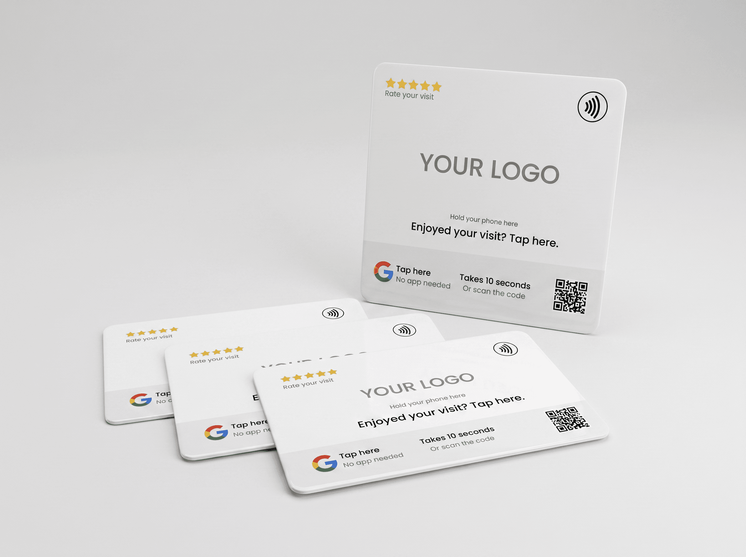 The Starter Kit — 3 cards + 1 counter plate